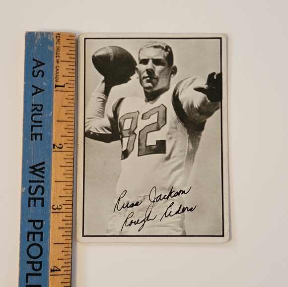 CFL 1961 Russ Jackson Football Card - Picture 2 of 4